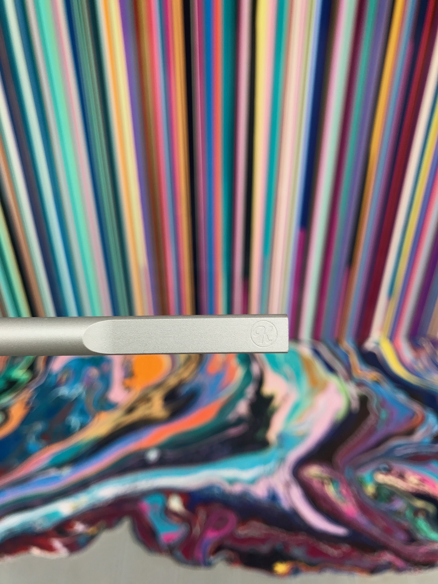 Pencil vor Farbinstallation · Biennale Venedig