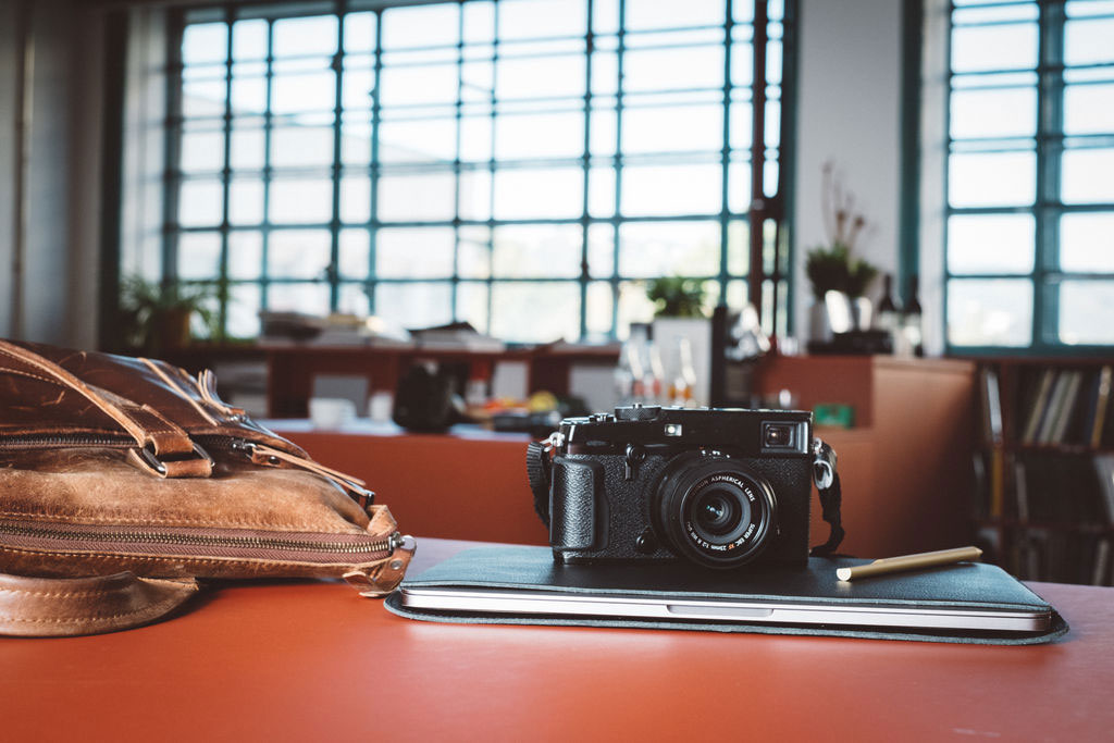 Leather Sleeve · Arbeitsplatz